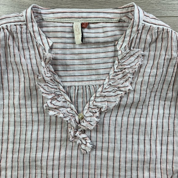 Anthropologie Pilcro Brianna Ruffle Blouse - Picture 4 of 11